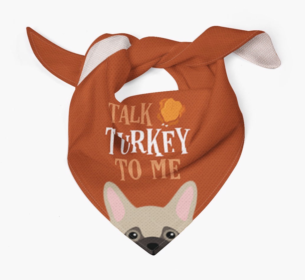 Talk Turkey To Me: Personalized {breedFullName} Bandana