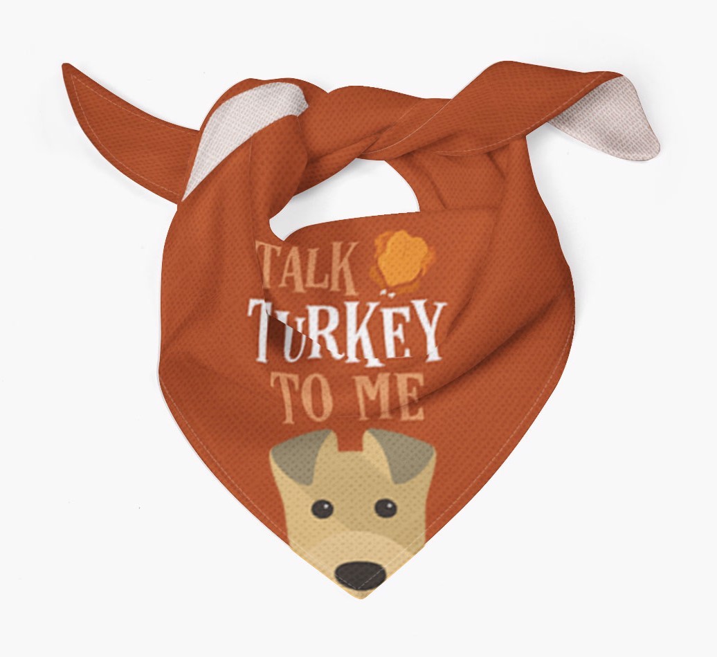 Talk Turkey To Me: Personalized {breedFullName} Bandana