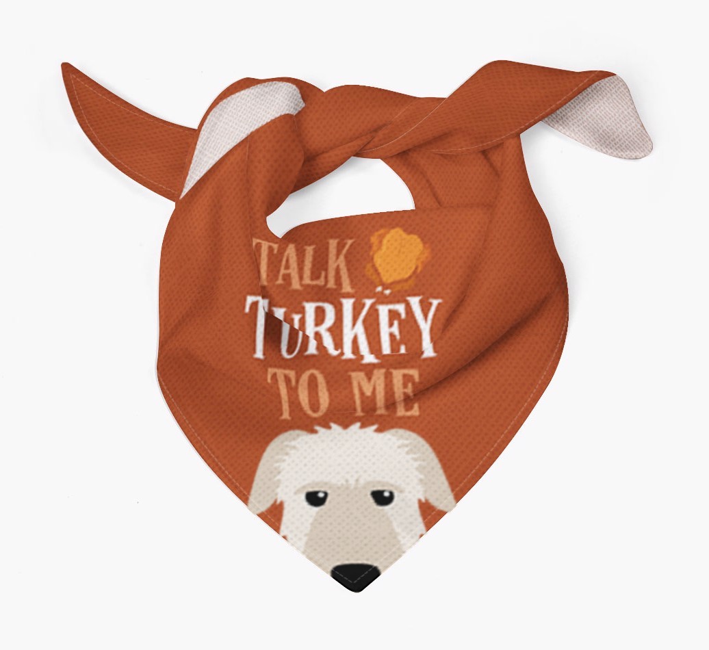 Talk Turkey To Me: Personalized {breedFullName} Bandana