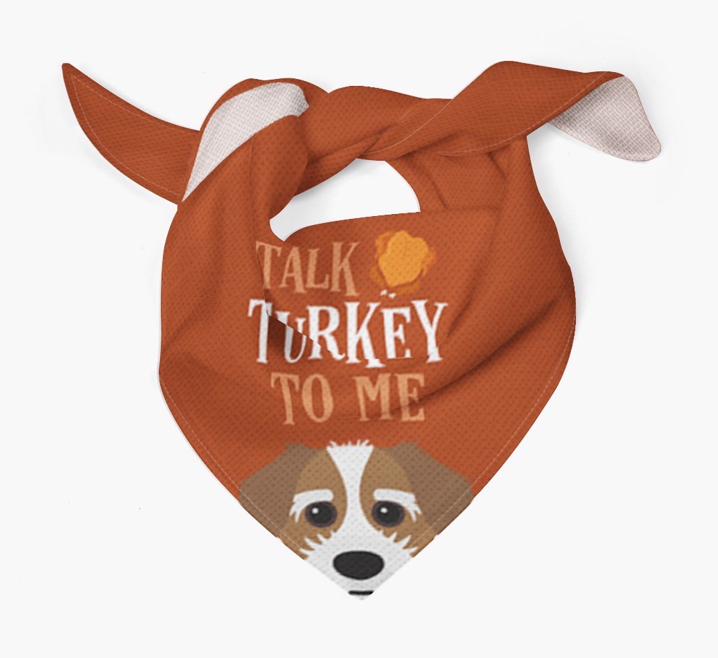 Talk Turkey To Me: Personalized {breedFullName} Bandana