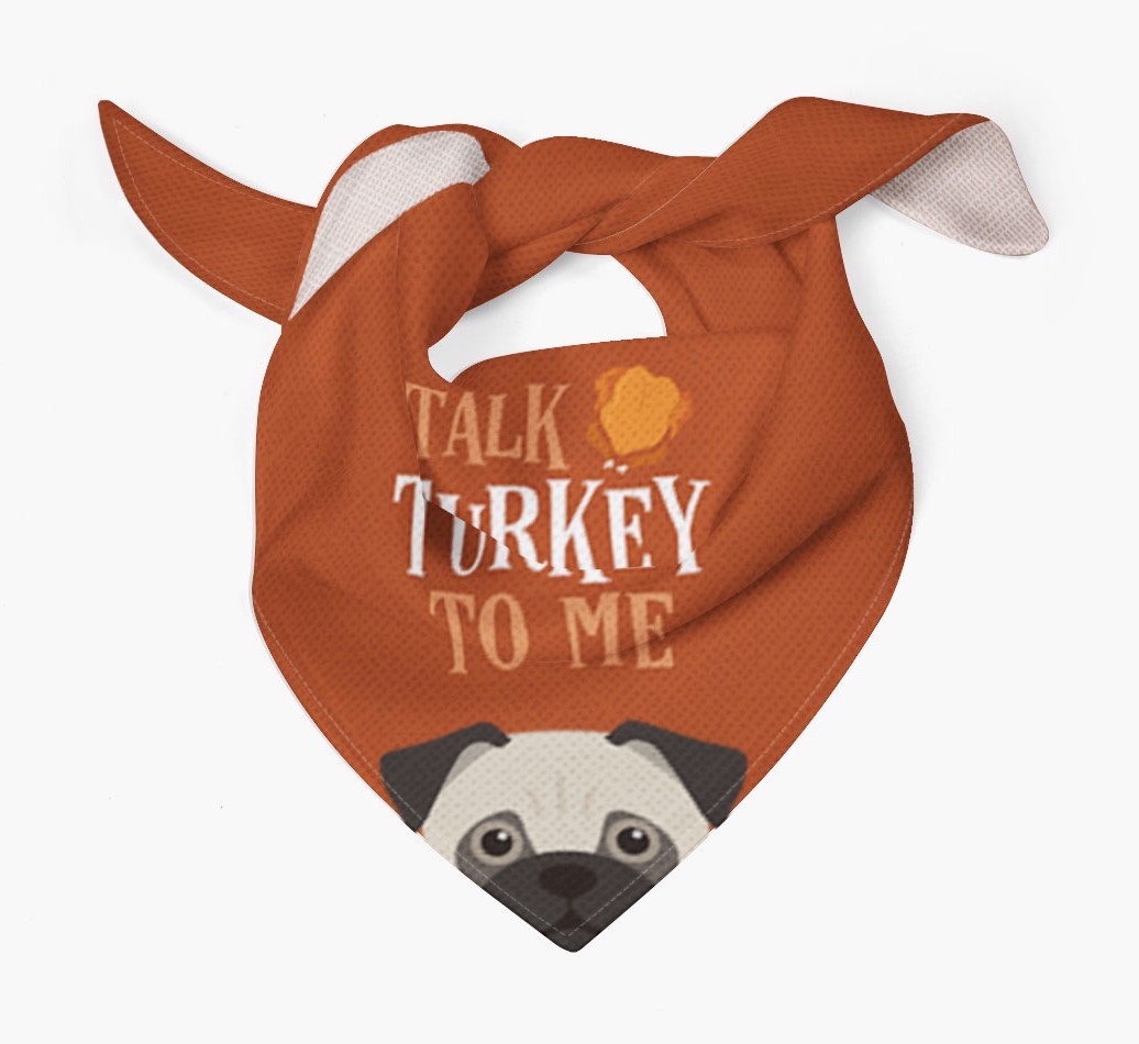 Talk Turkey To Me: Personalized {breedFullName} Bandana