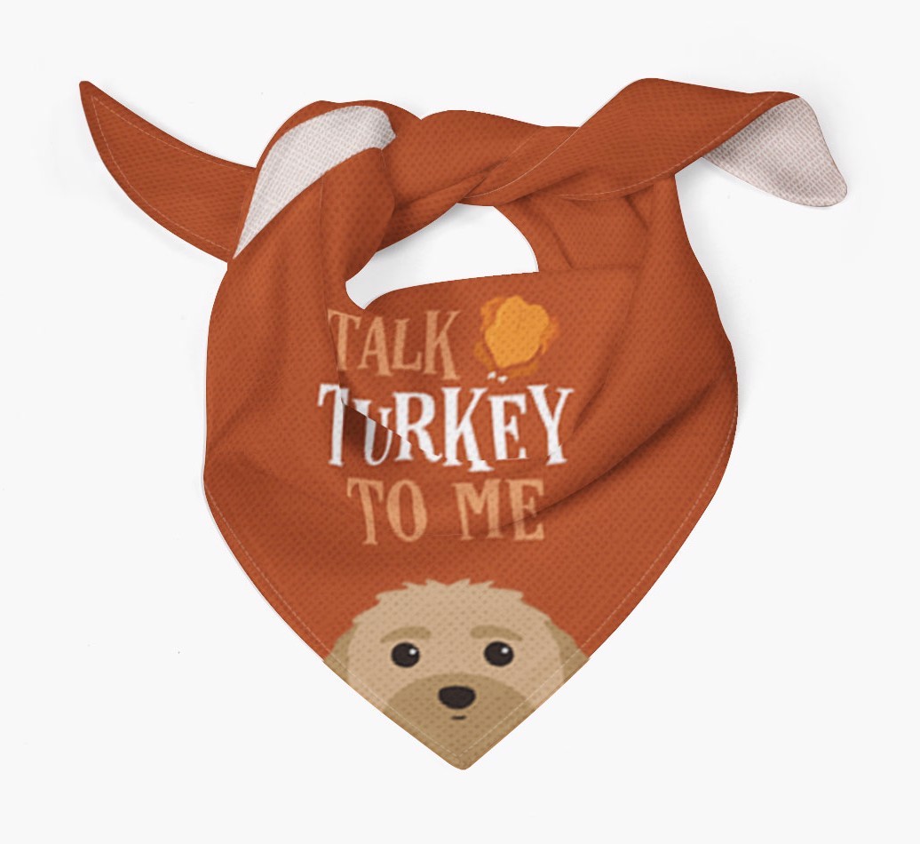 Talk Turkey To Me: Personalized {breedFullName} Bandana