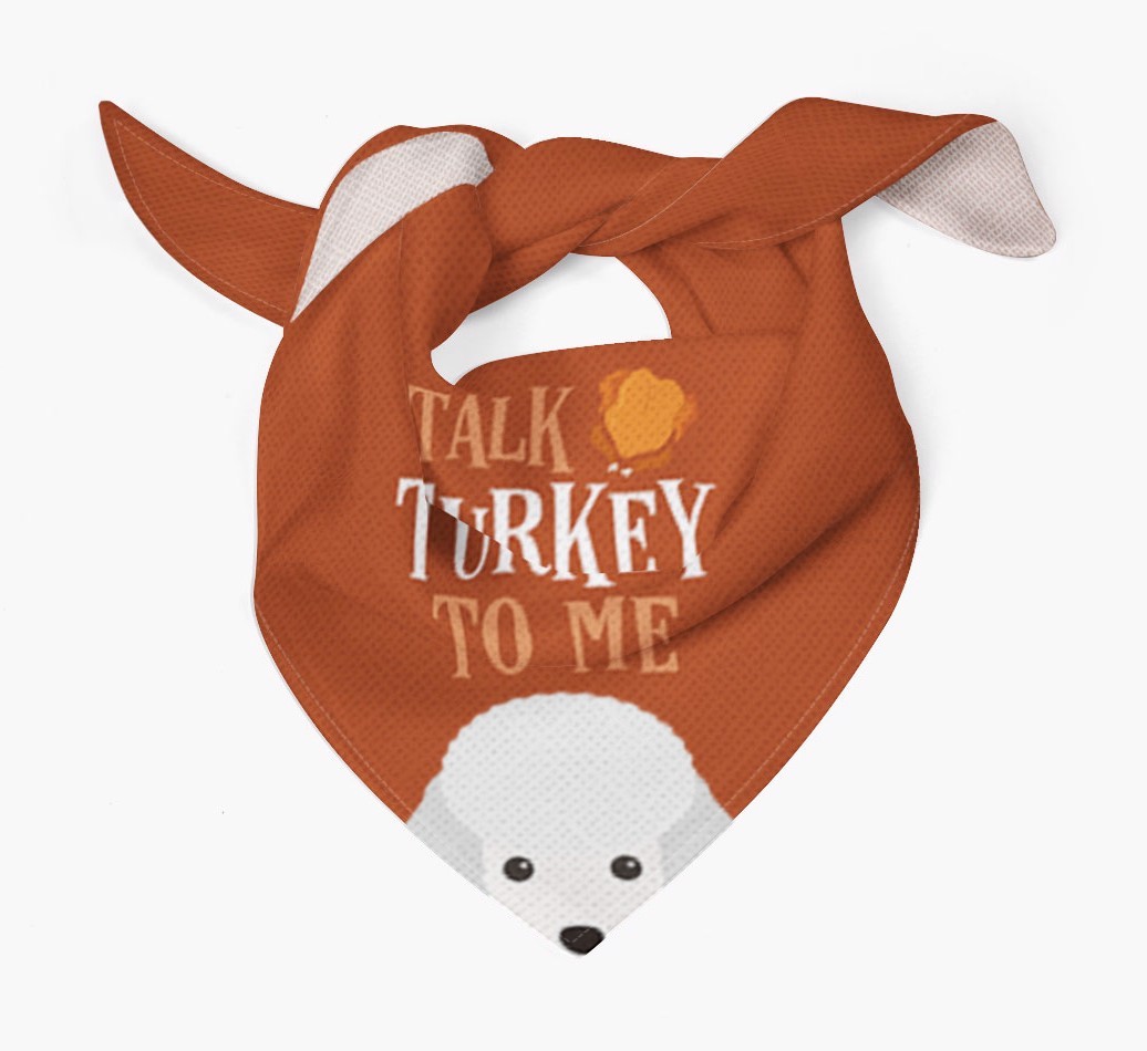 Talk Turkey To Me: Personalized {breedFullName} Bandana
