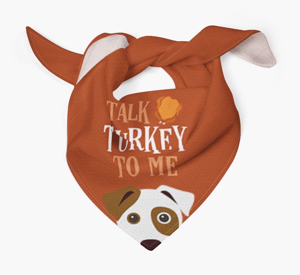 Talk Turkey To Me: Personalized {breedFullName} Bandana