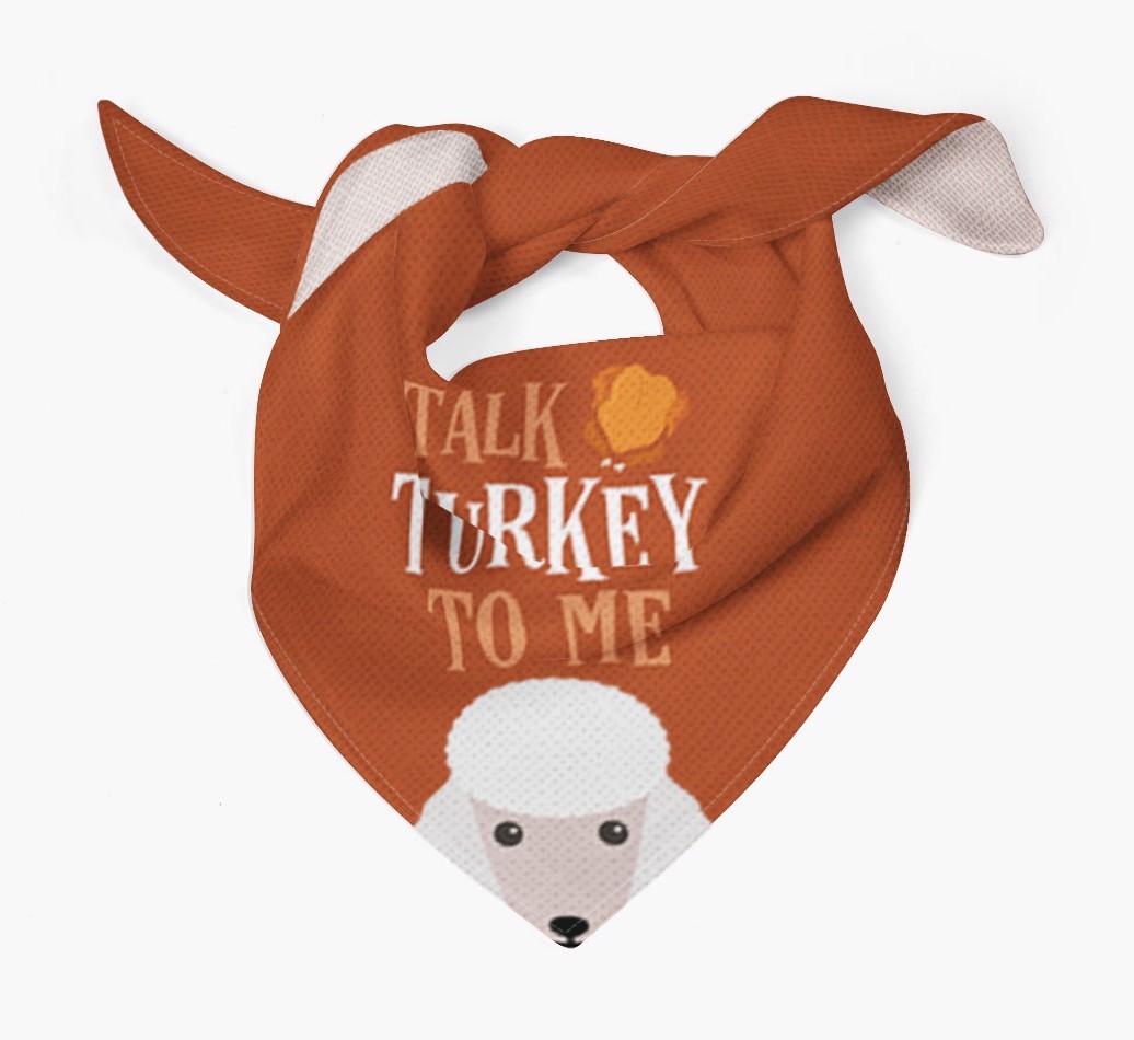 Talk Turkey To Me: Personalized {breedFullName} Bandana