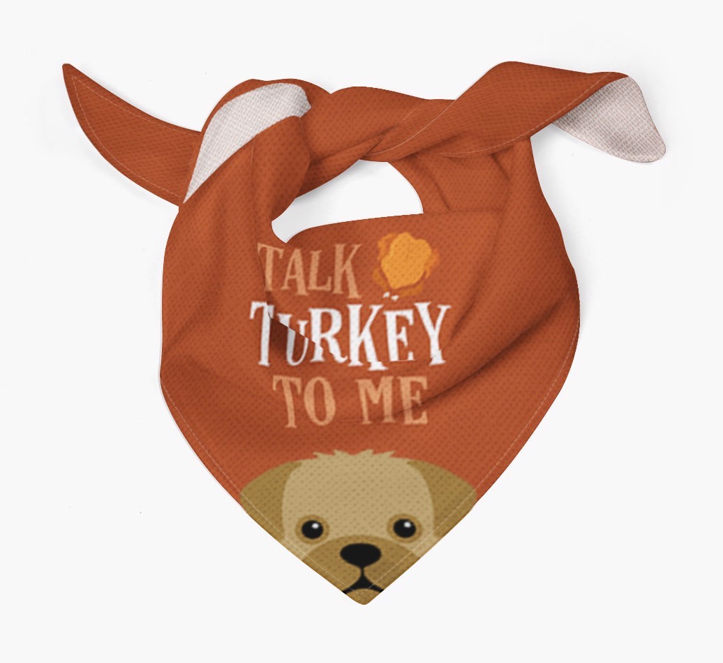 Talk Turkey To Me: Personalized {breedFullName} Bandana