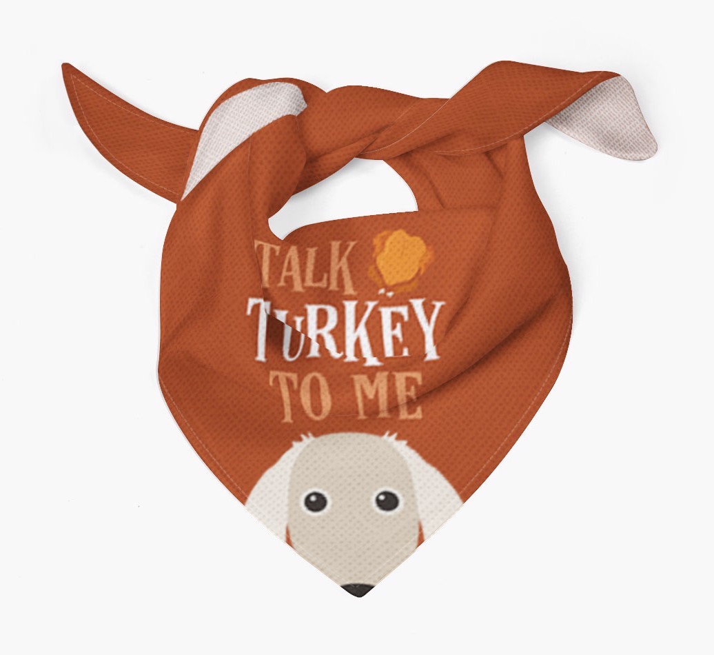 Talk Turkey To Me: Personalized {breedFullName} Bandana