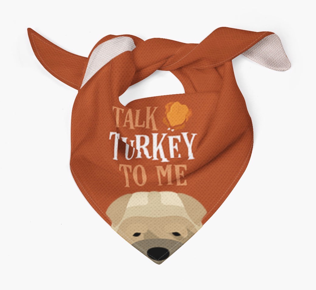Talk Turkey To Me: Personalised {breedFullName} Bandana