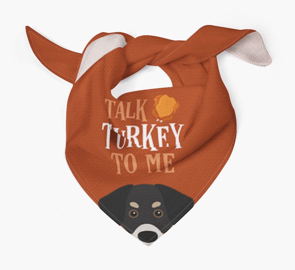 Talk Turkey To Me: Personalized {breedFullName} Bandana
