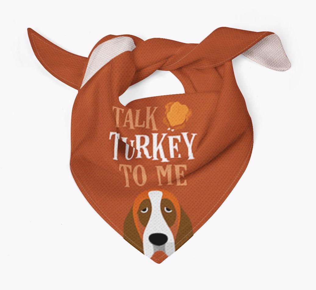 Talk Turkey To Me: Personalized {breedFullName} Bandana