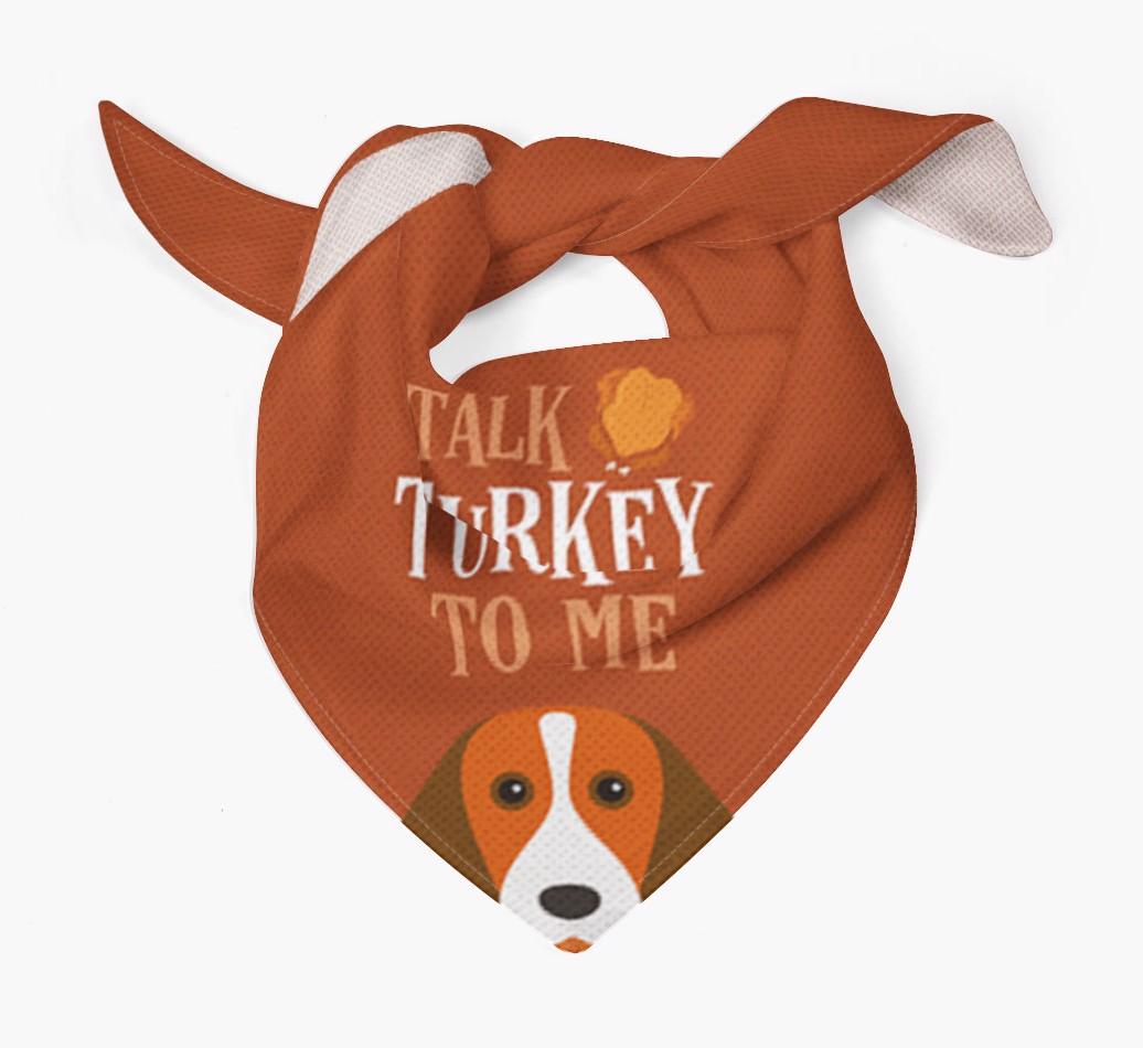 Talk Turkey To Me: Personalized {breedFullName} Bandana