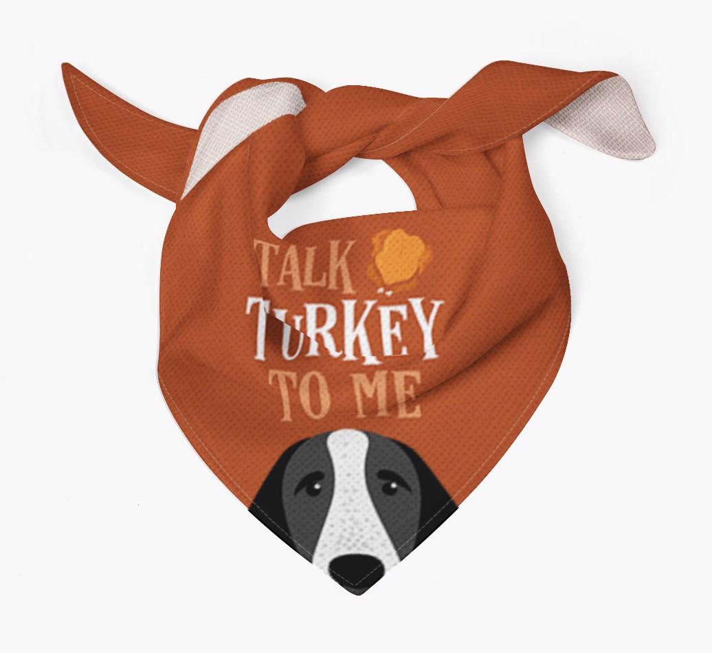 Talk Turkey To Me: Personalized {breedFullName} Bandana
