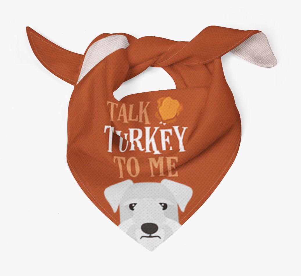 Talk Turkey To Me: Personalized {breedFullName} Bandana