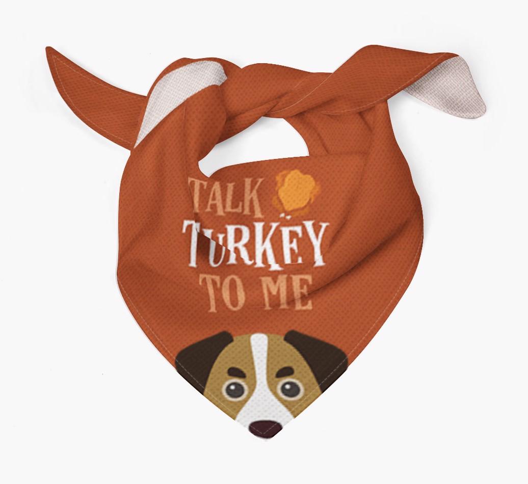 Talk Turkey To Me: Personalized {breedFullName} Bandana