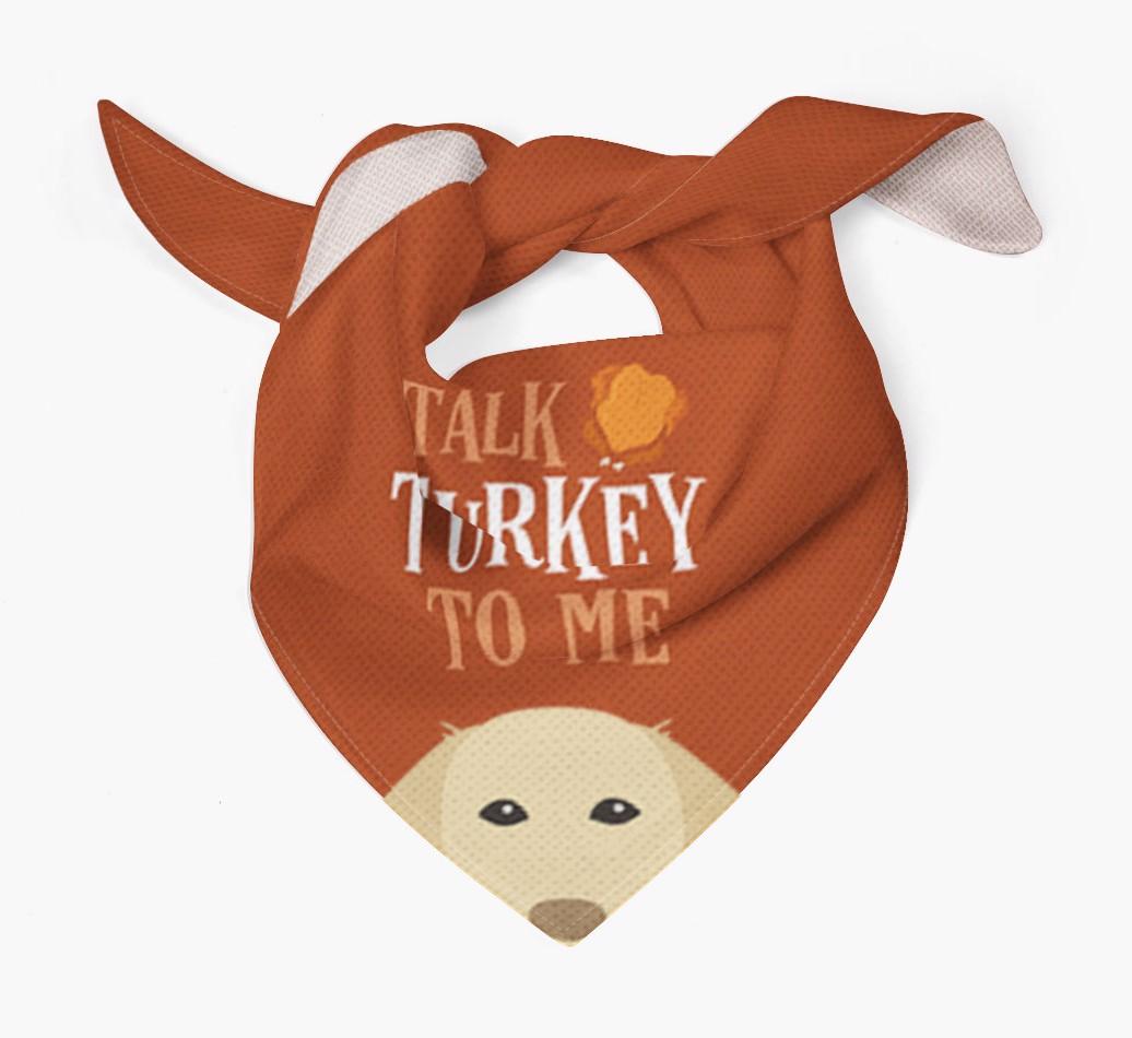 Talk Turkey To Me: Personalized {breedFullName} Bandana