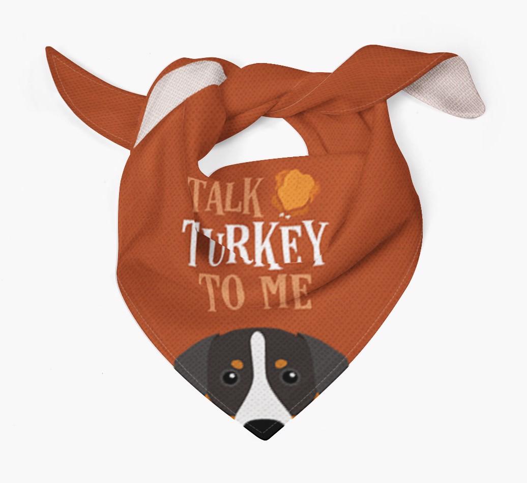 Talk Turkey To Me: Personalized {breedFullName} Bandana