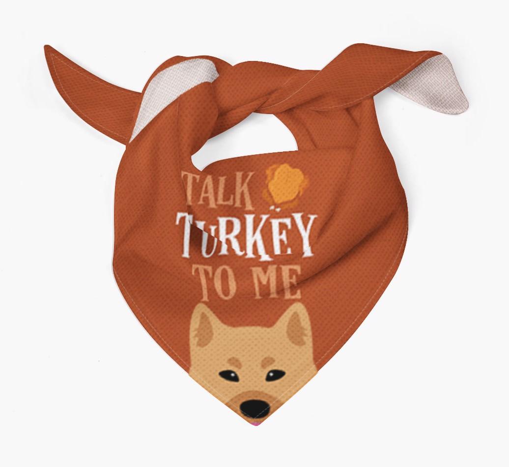 Talk Turkey To Me: Personalized {breedFullName} Bandana