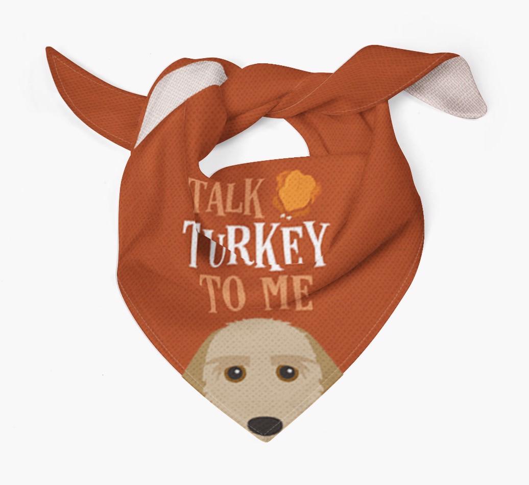 Talk Turkey To Me: Personalized {breedFullName} Bandana