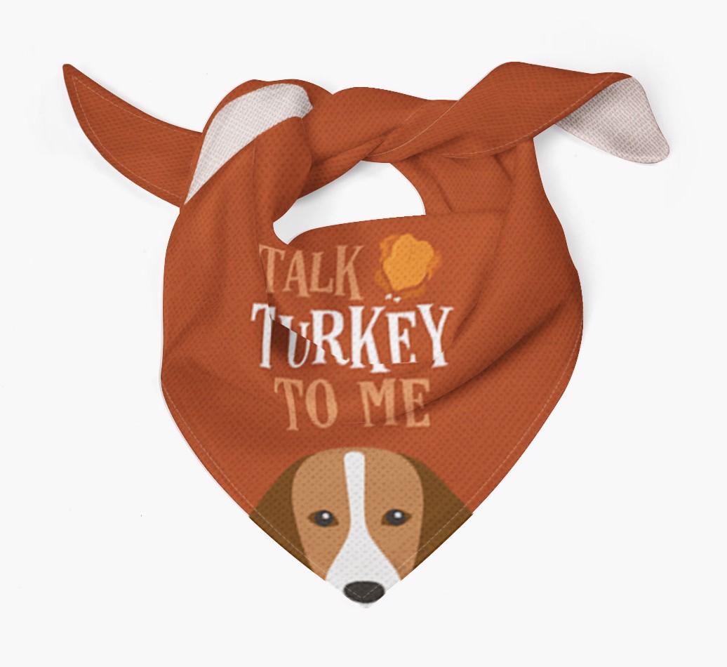 Talk Turkey To Me: Personalized {breedFullName} Bandana