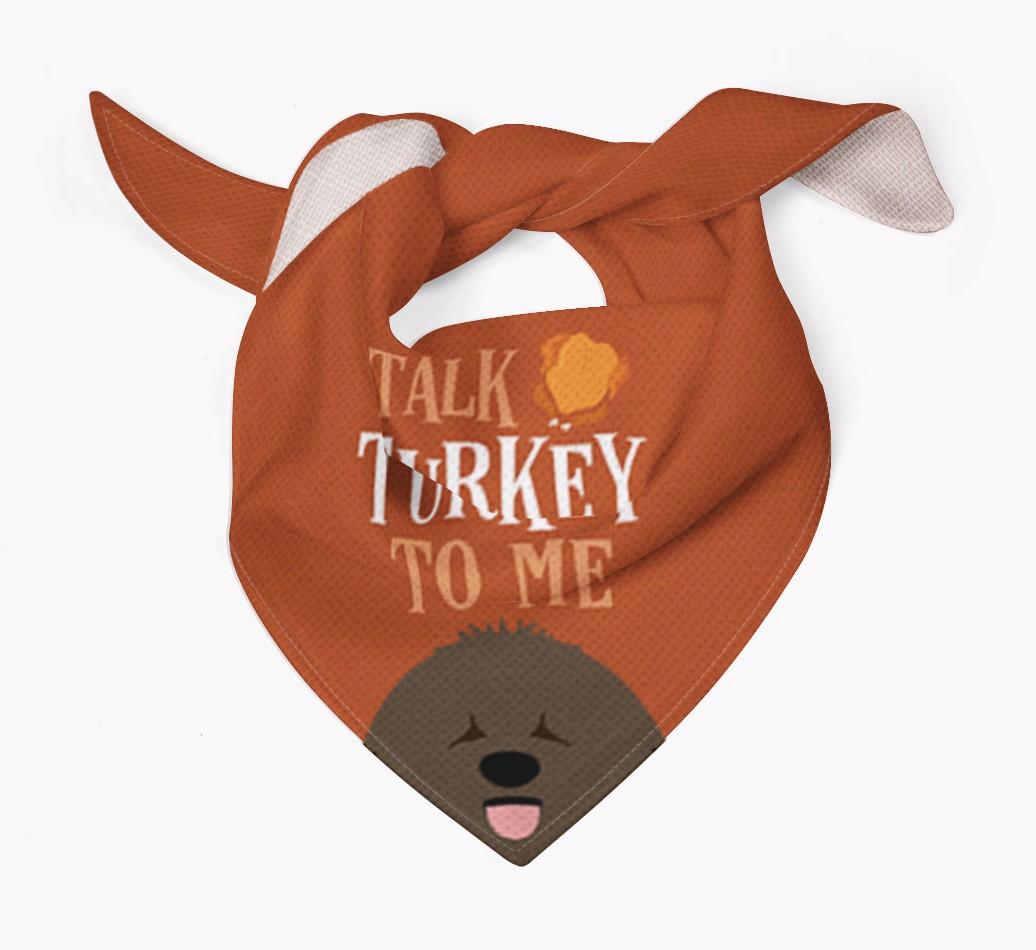 Talk Turkey To Me: Personalized {breedFullName} Bandana