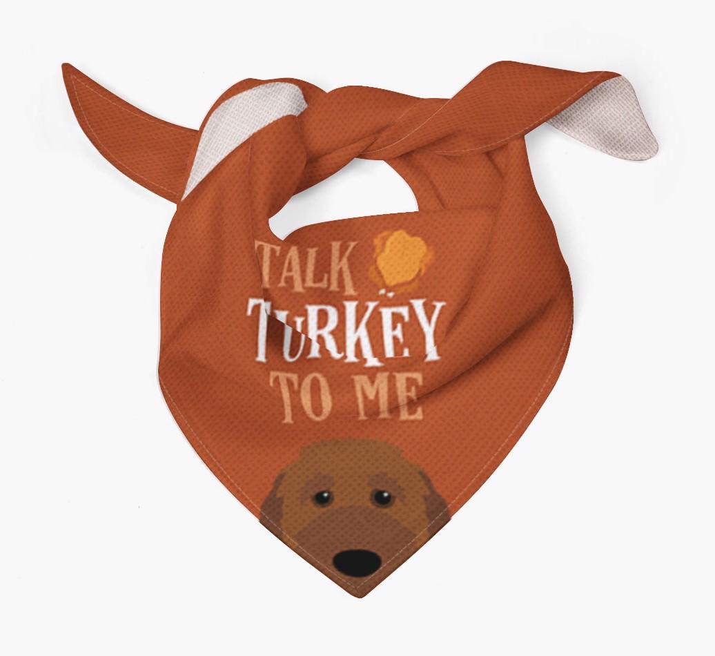 Talk Turkey To Me: Personalized {breedFullName} Bandana