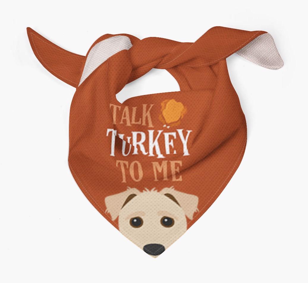 Talk Turkey To Me: Personalized {breedFullName} Bandana