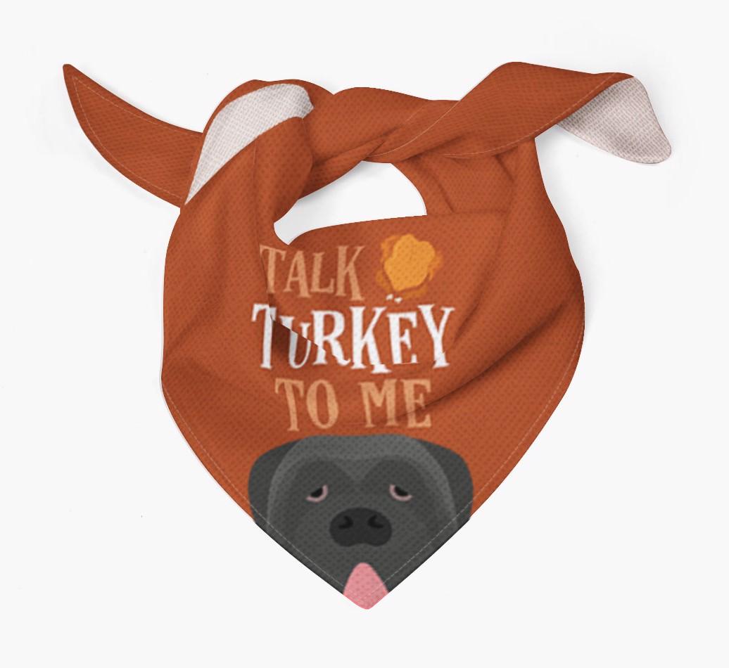 Talk Turkey To Me: Personalized {breedFullName} Bandana
