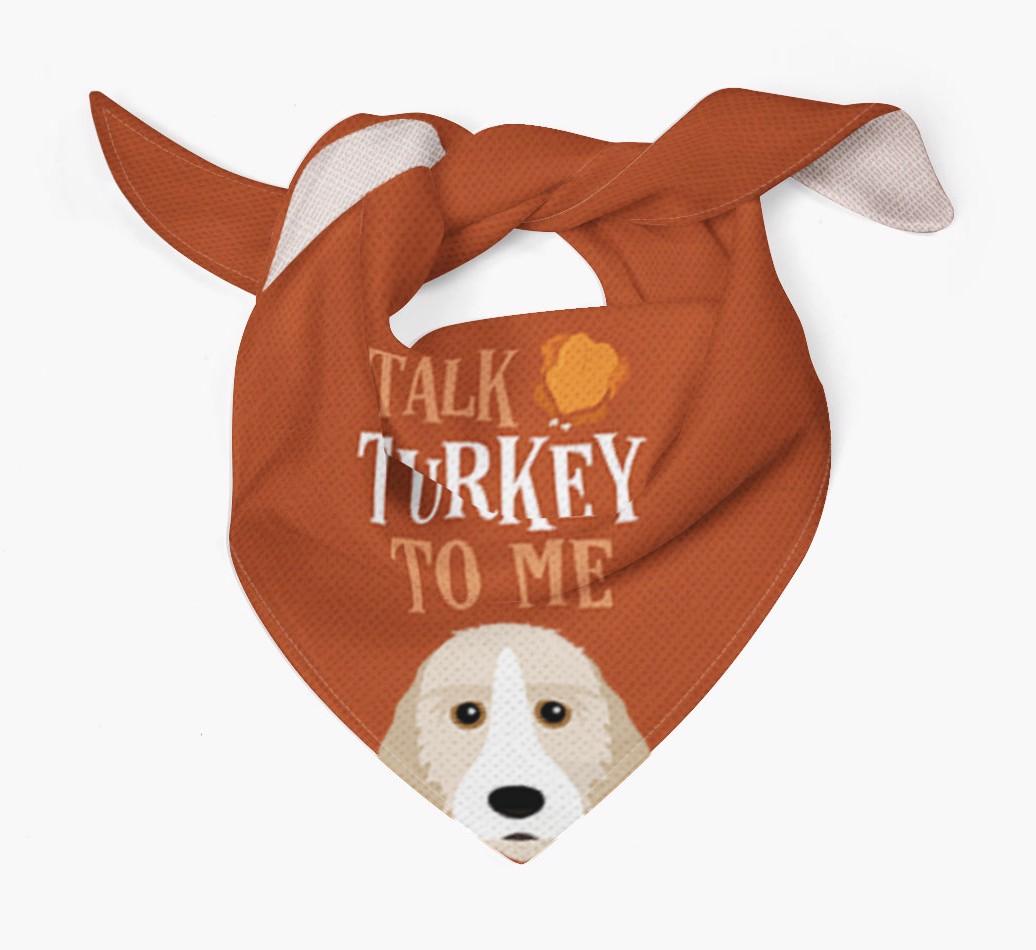 Talk Turkey To Me: Personalized {breedFullName} Bandana