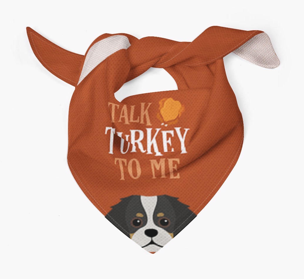 Talk Turkey To Me: Personalized {breedFullName} Bandana