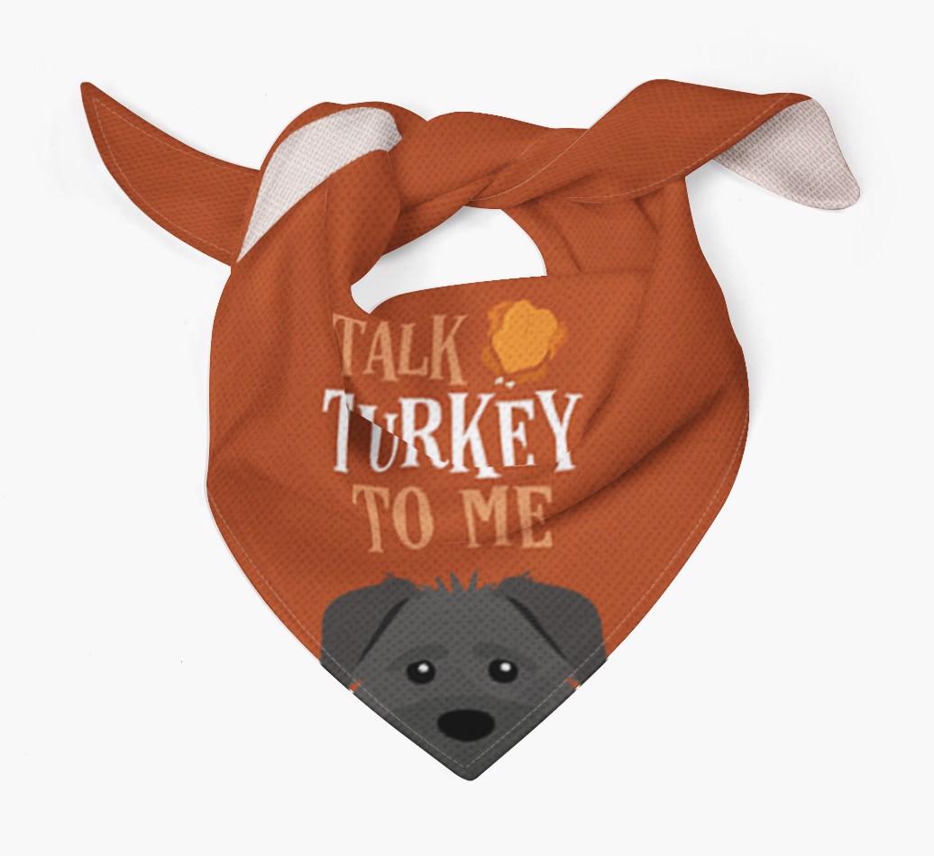 Talk Turkey To Me: Personalized {breedFullName} Bandana