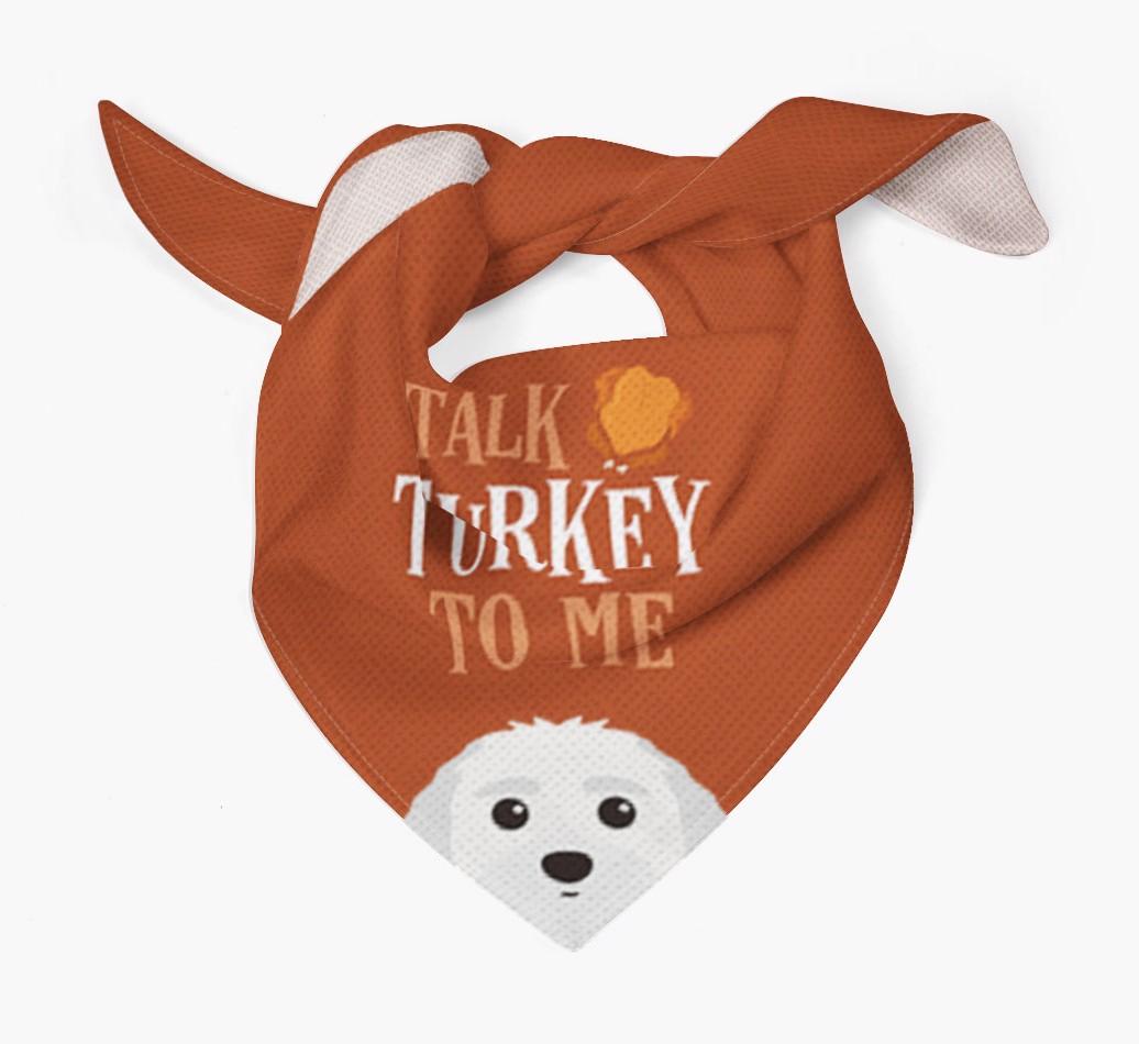 Talk Turkey To Me: Personalized {breedFullName} Bandana