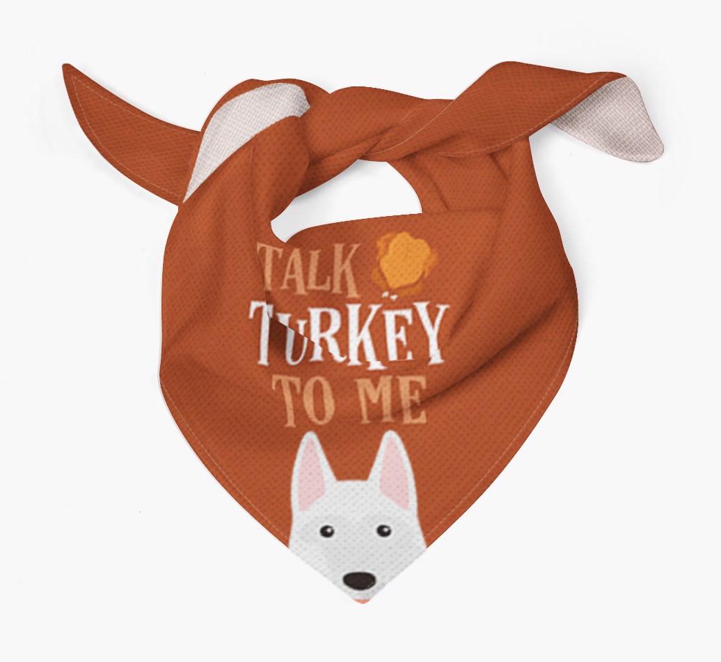 Talk Turkey To Me: Personalized {breedFullName} Bandana