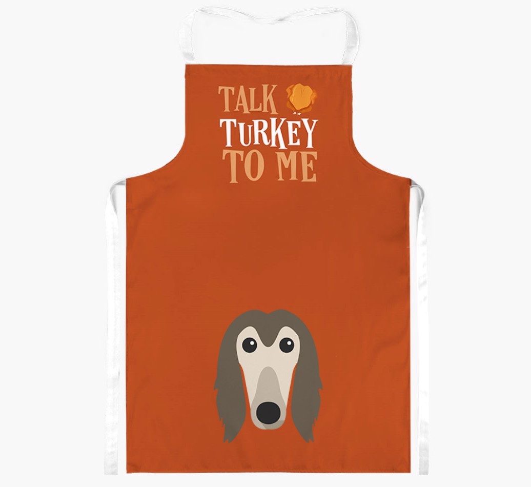 Talk Turkey To Me: Personalised {breedFullName} Apron
