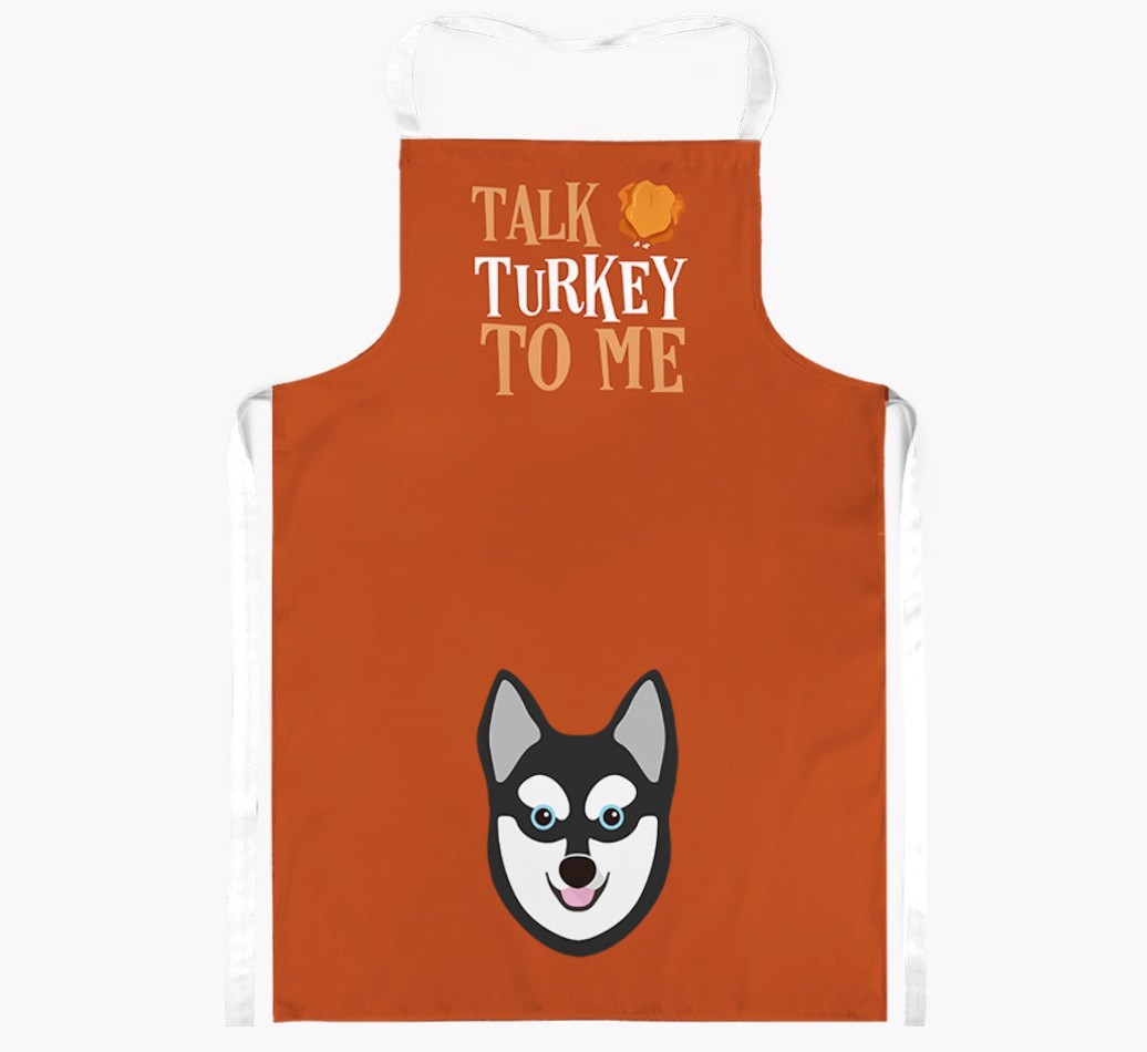 Talk Turkey To Me: Personalised {breedFullName} Apron
