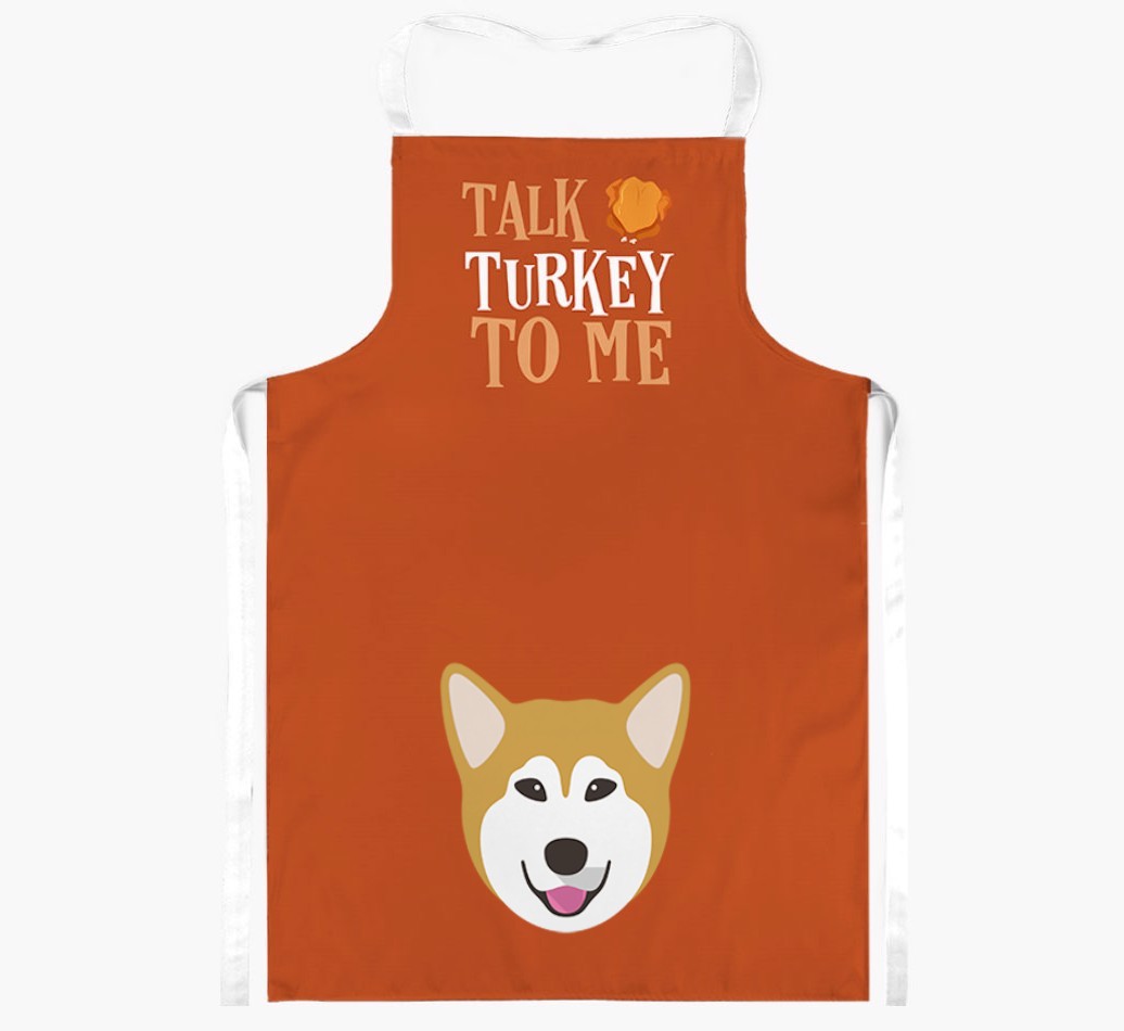 Talk Turkey To Me: Personalised {breedFullName} Apron
