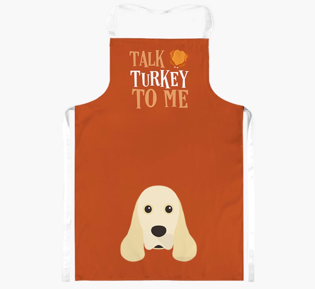 Talk Turkey To Me: Personalised {breedFullName} Apron