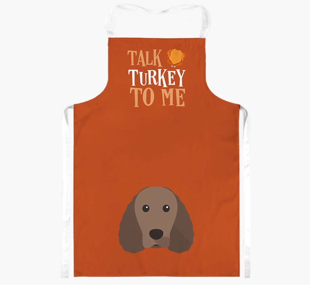 Talk Turkey To Me: Personalised {breedFullName} Apron