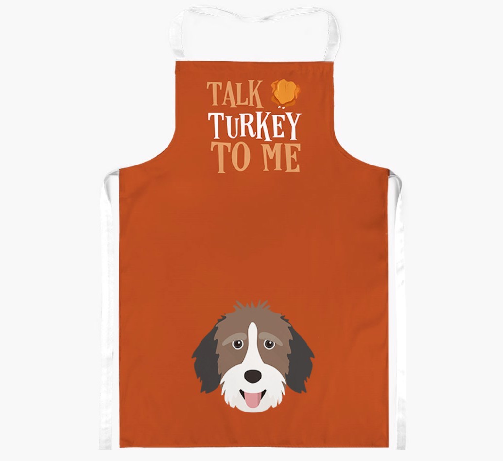 Talk Turkey To Me: Personalised {breedFullName} Apron