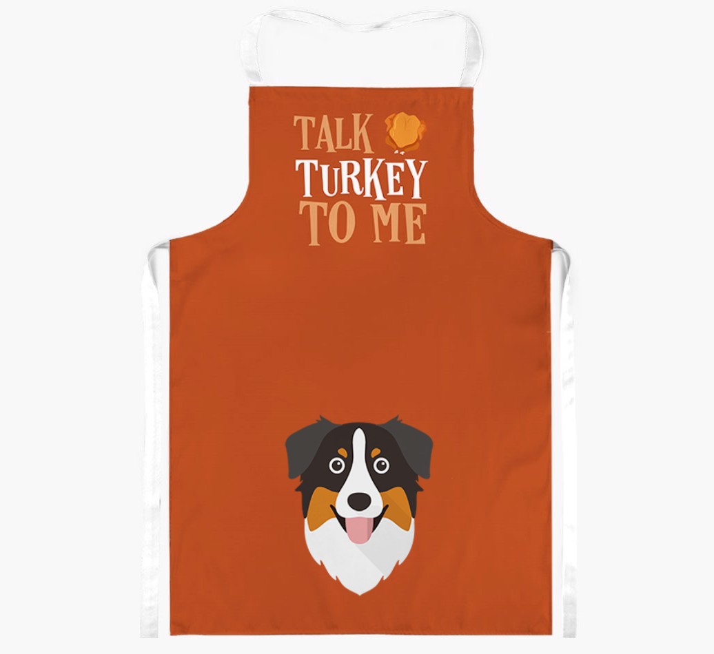 Talk Turkey To Me: Personalised {breedFullName} Apron