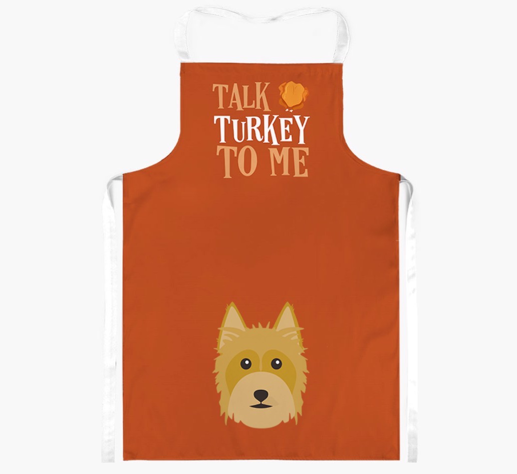 Talk Turkey To Me: Personalised {breedFullName} Apron