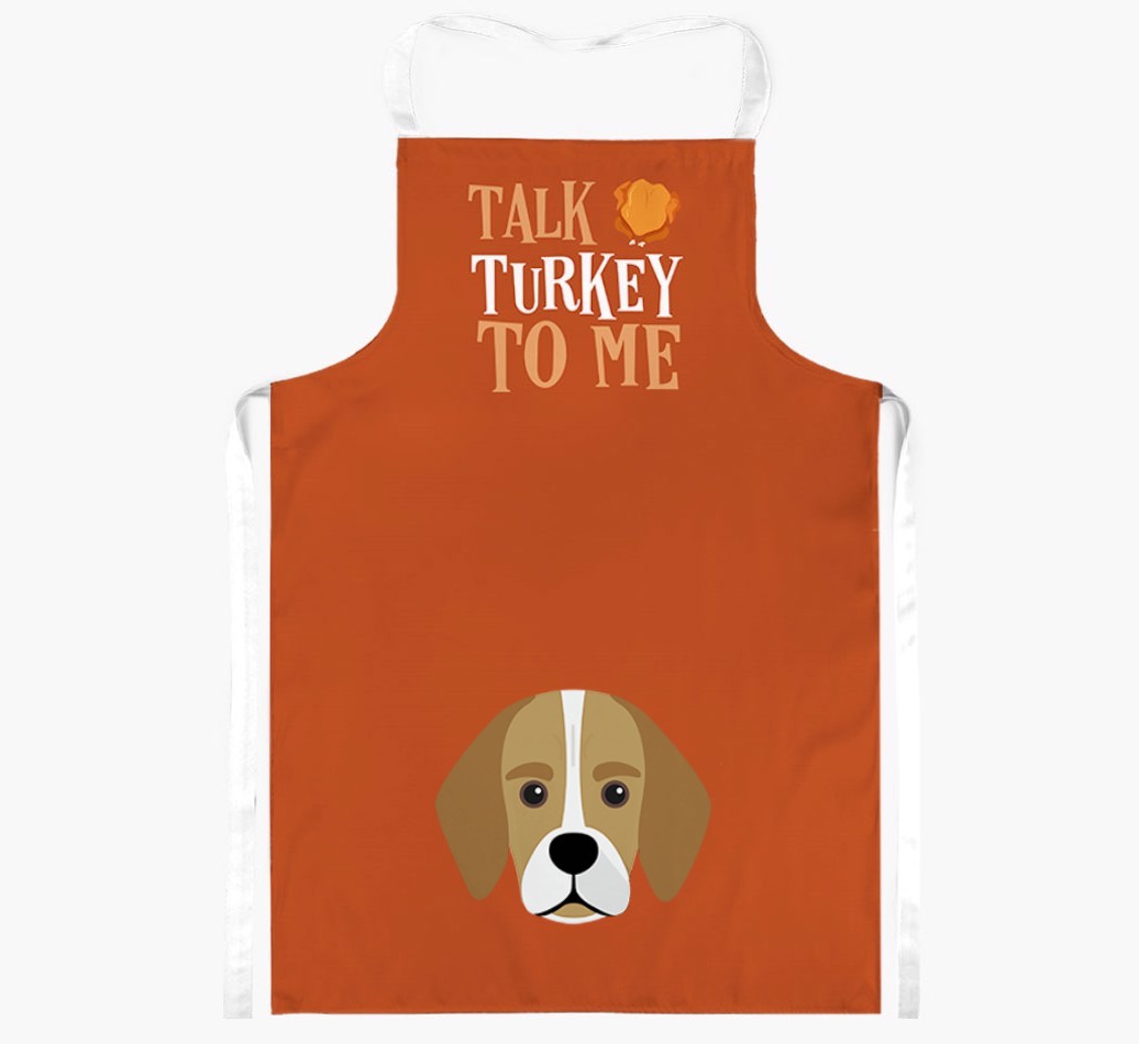 Talk Turkey To Me: Personalised {breedFullName} Apron