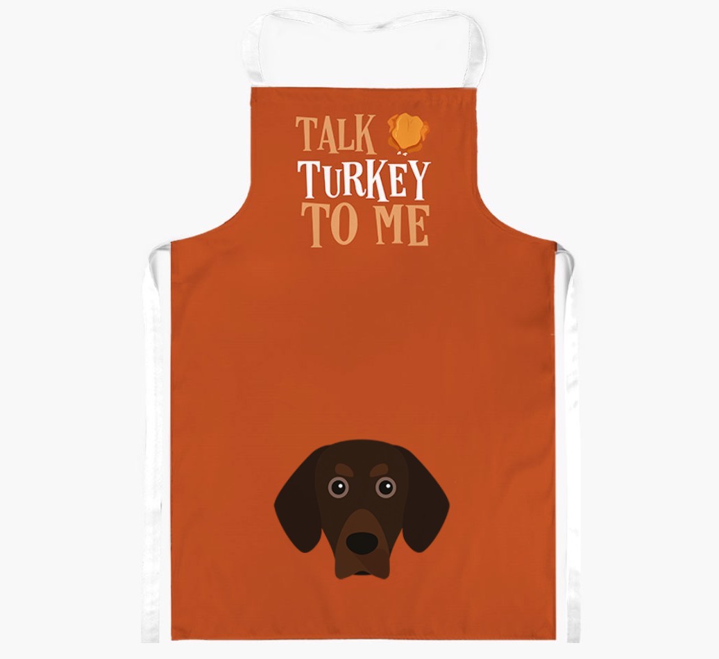 Talk Turkey To Me: Personalised {breedFullName} Apron
