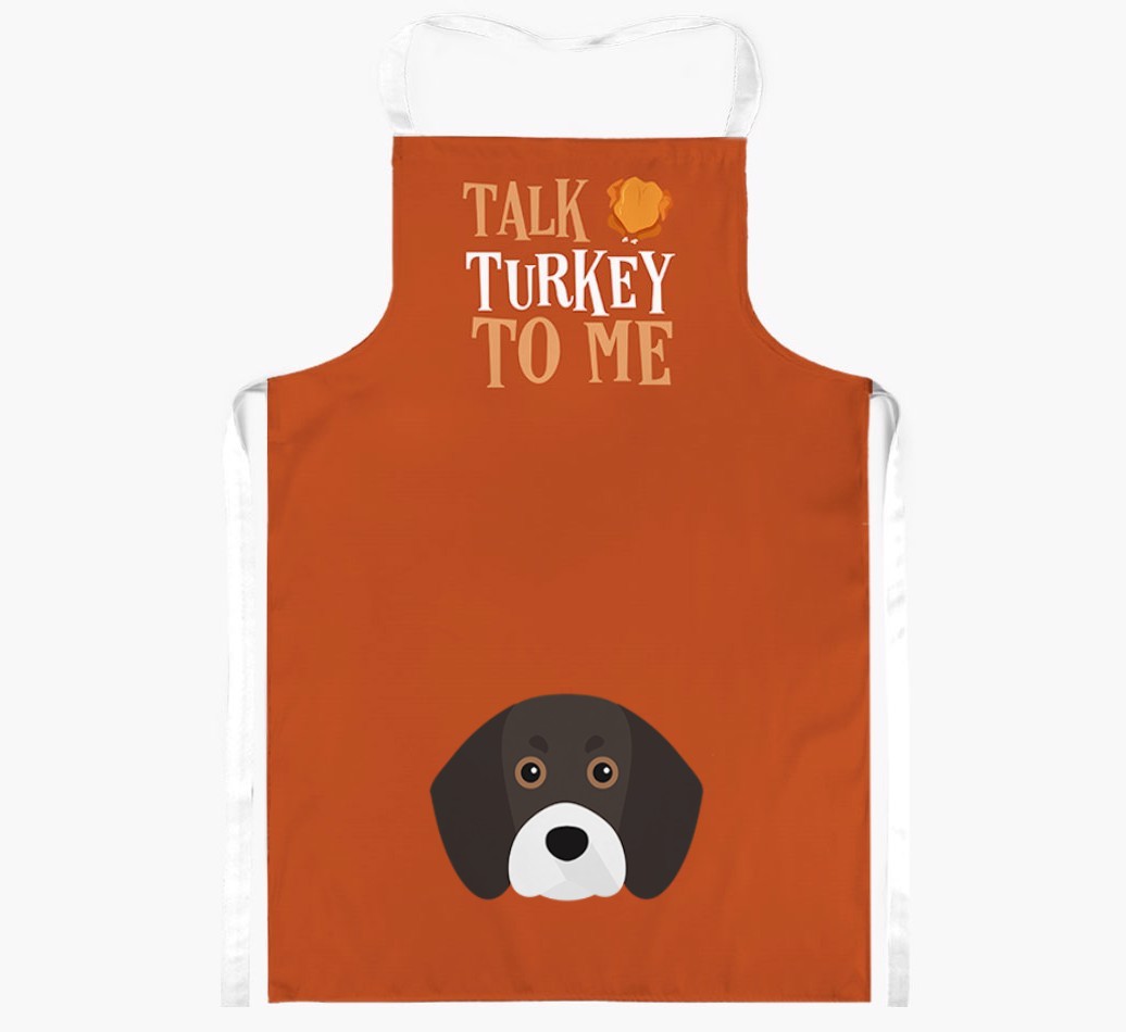 Talk Turkey To Me: Personalised {breedFullName} Apron
