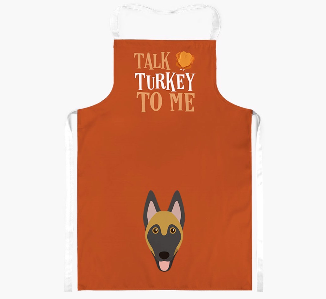Talk Turkey To Me: Personalised {breedFullName} Apron