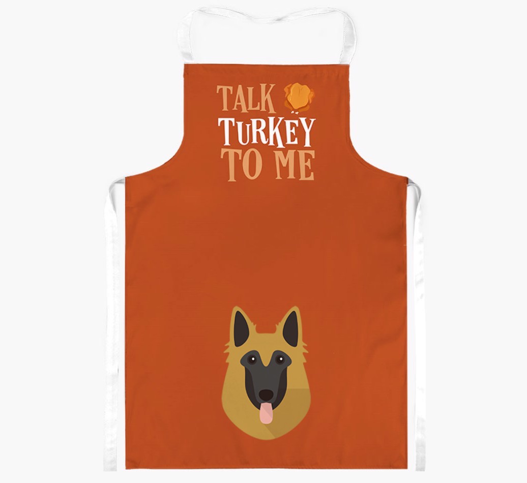 Talk Turkey To Me: Personalised {breedFullName} Apron