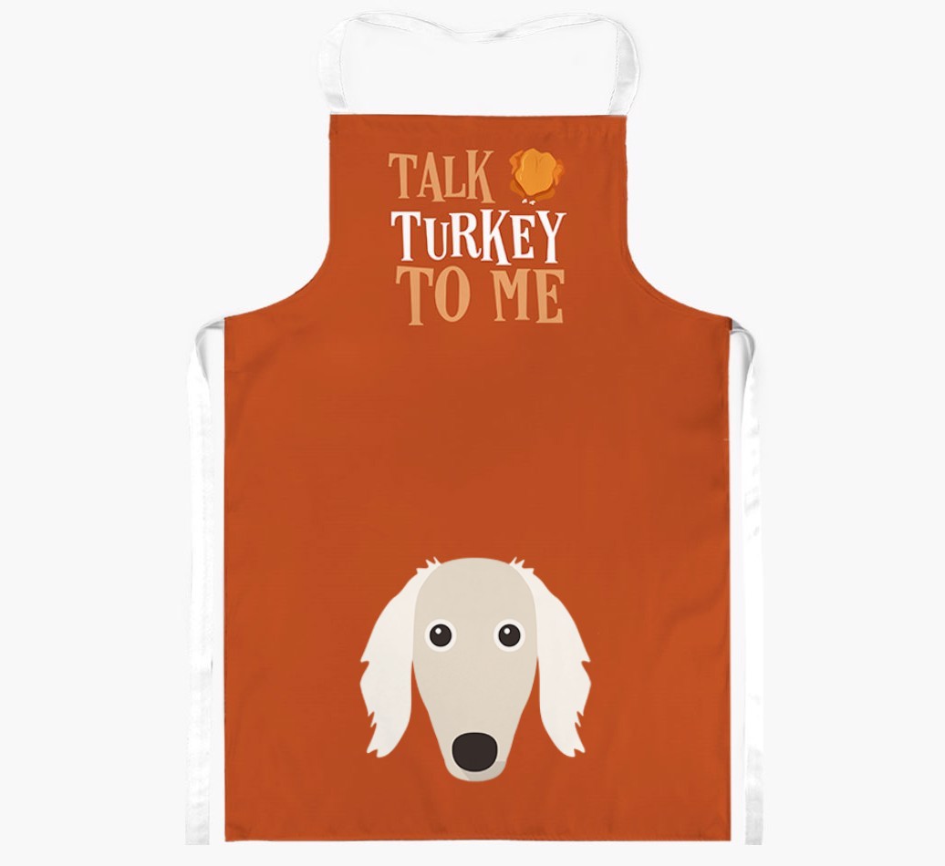 Talk Turkey To Me: Personalised {breedFullName} Apron