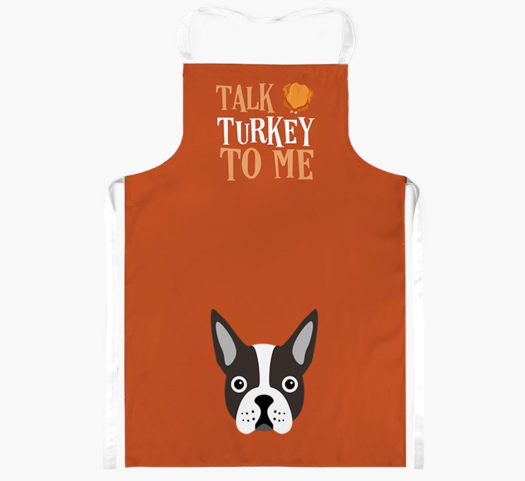 Talk Turkey To Me: Personalised {breedFullName} Apron