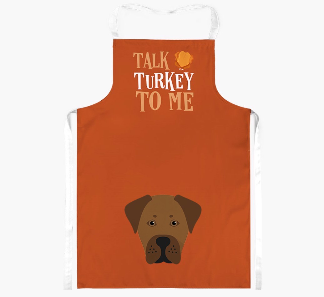 Talk Turkey To Me: Personalised {breedFullName} Apron