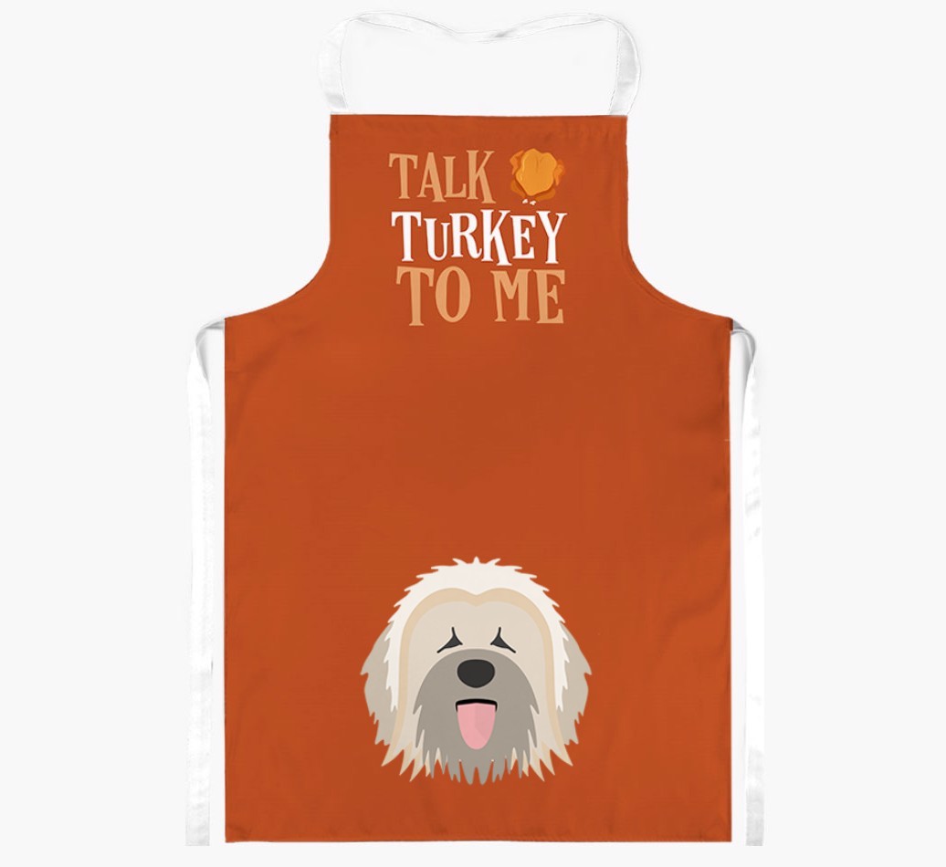 Talk Turkey To Me: Personalised {breedFullName} Apron