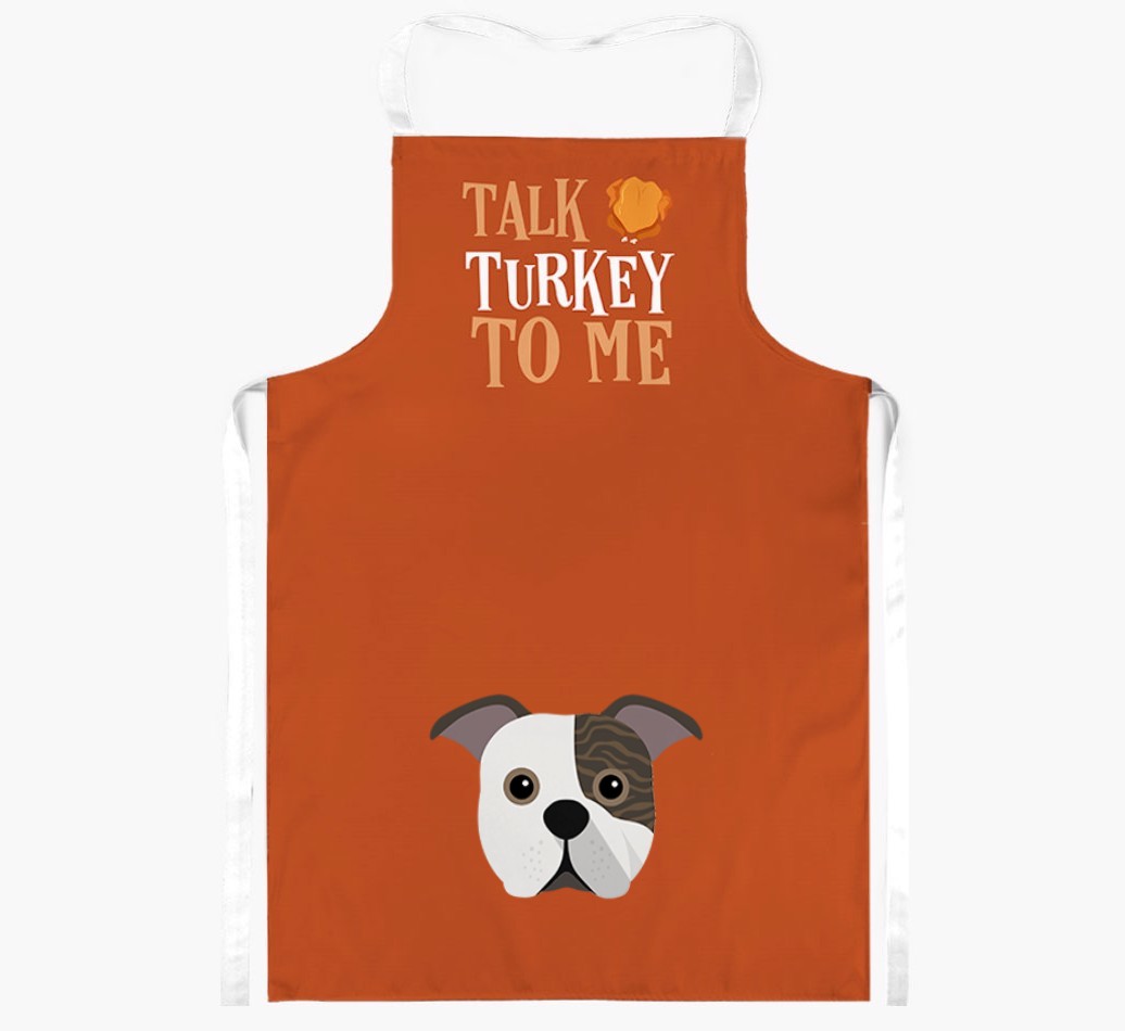 Talk Turkey To Me: Personalised {breedFullName} Apron